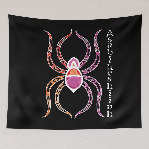 Item preview, Asabikeshiinh (spider) Lesbian Pride designed and sold by KendraHowland.
