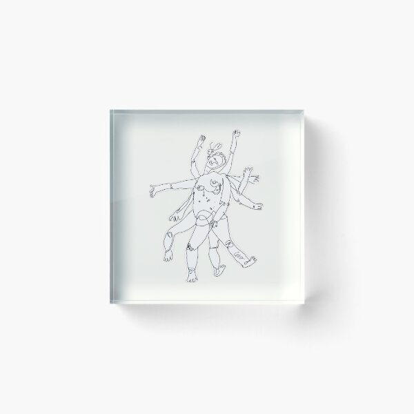 Item preview, white "shiva" (white background) designed and sold by MentaLee.