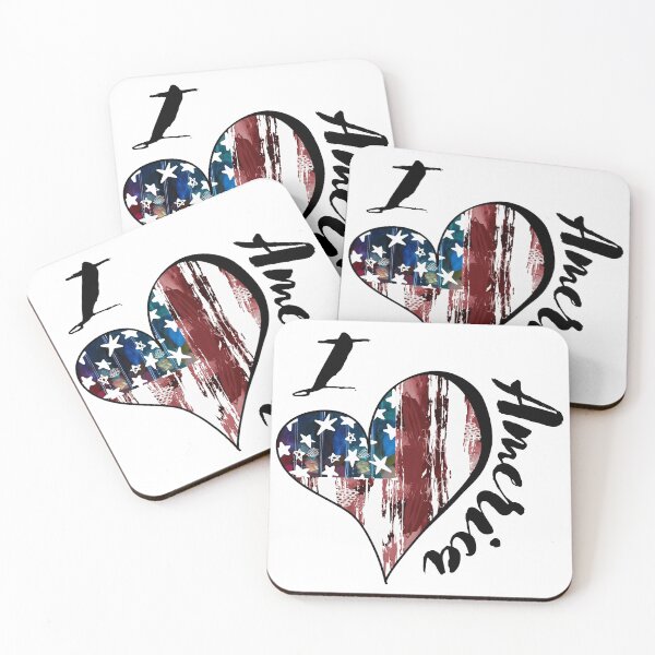 Item preview, I Love America/ Patriotic/ 4th Of July designed and sold by Designs By YL.