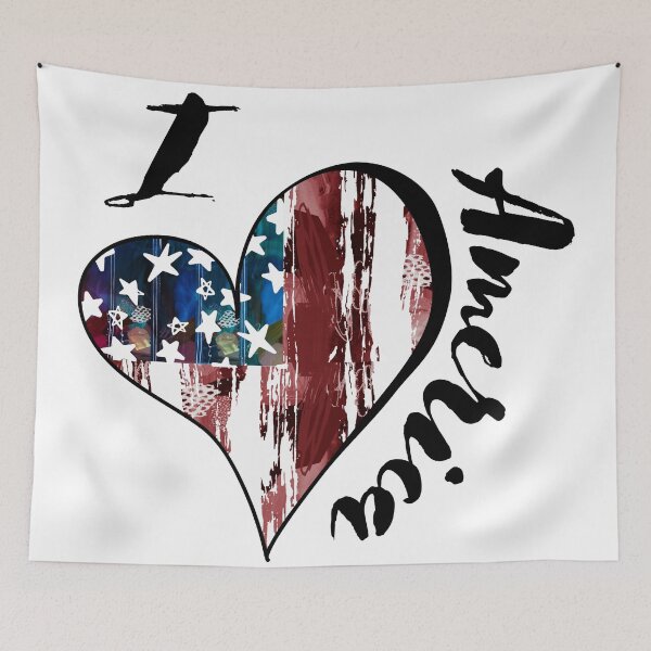 Item preview, I Love America/ Patriotic/ 4th Of July designed and sold by Designs By YL.
