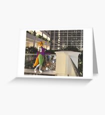 Fara atrium stroll Greeting Card