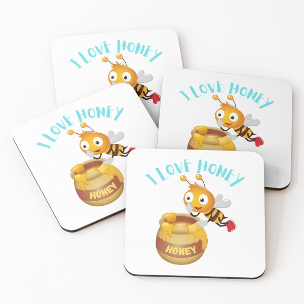 Item preview, I LOVE HONEY, BUSY BEE, HONEYBEE, BEE MEME, HONEYCOMB, WORKER BEE designed and sold by R B Chrystal.