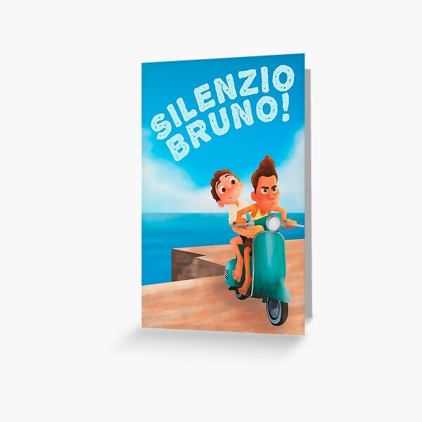 Silenzio Bruno! - Luca Movie Greeting Card