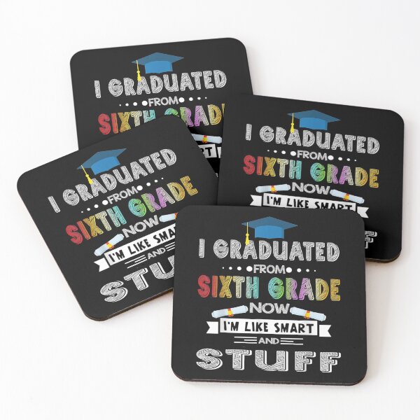 Item preview, I Graduated Sixth Grade I'm Smart Funny Graduating Student designed and sold by zpruby.