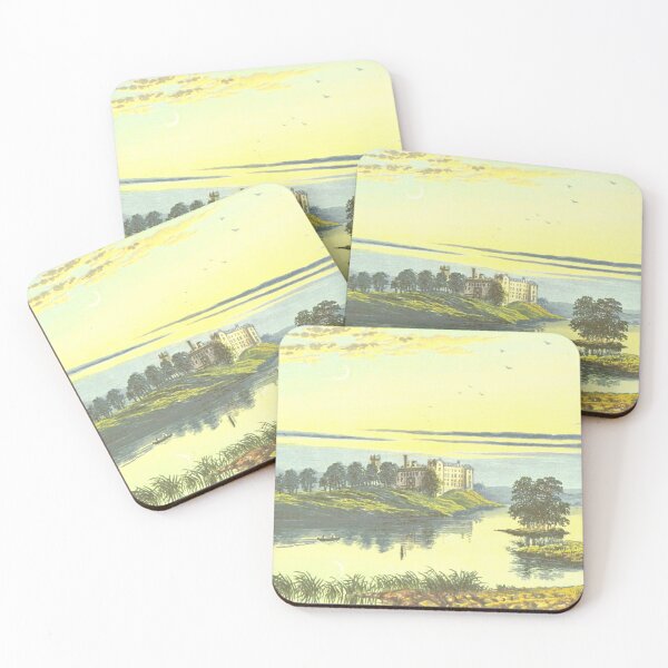 Item preview, Vintage Illustration of Linlithgow Palace and Loch, Scotland designed and sold by yourscotland.
