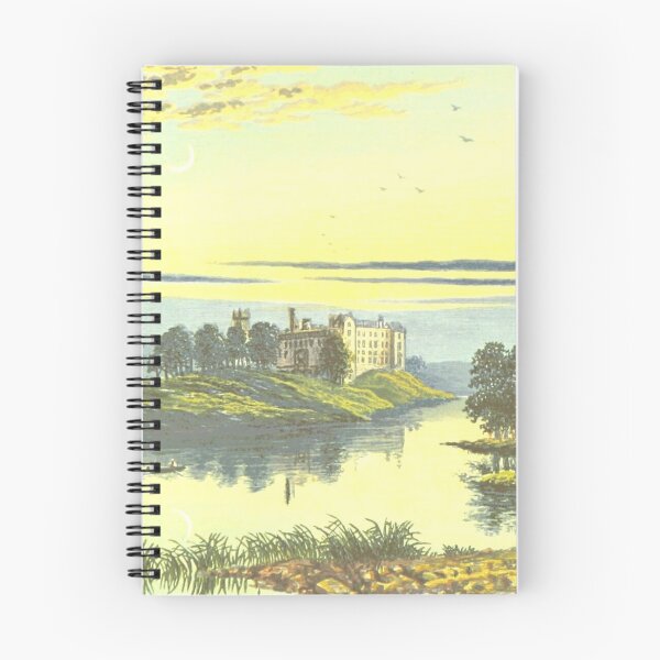 Item preview, Vintage Illustration of Linlithgow Palace and Loch, Scotland designed and sold by yourscotland.