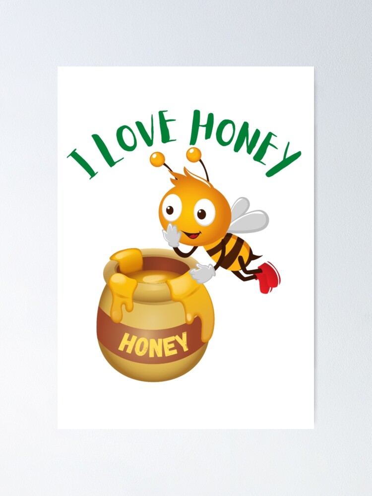 Hello Honey, I love you Art Print by vhbmo