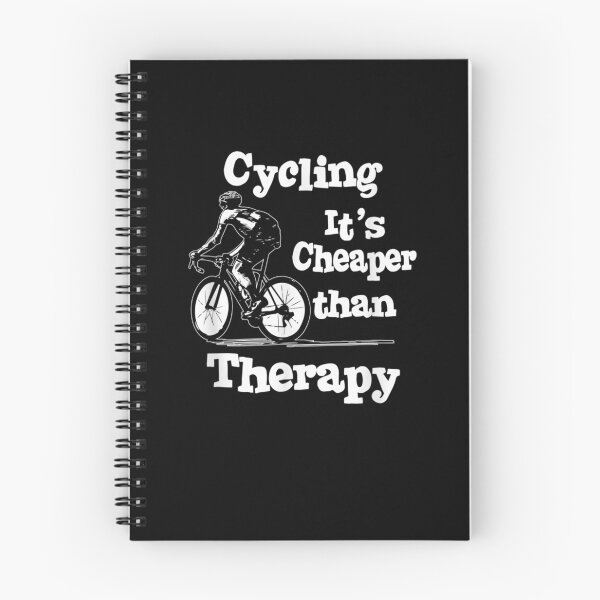 Item preview, Cycling It's Cheaper Than A Therapy Graphic Bicycle Design designed and sold by zpruby.