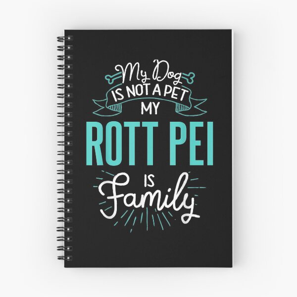 Item preview, Cute Rott Pei Design Family Dog Giftn designed and sold by zpruby.