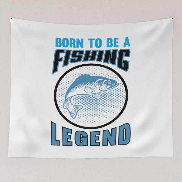 Item preview, Born To Be A Fishing Legend designed and sold by AmethystMurad.
