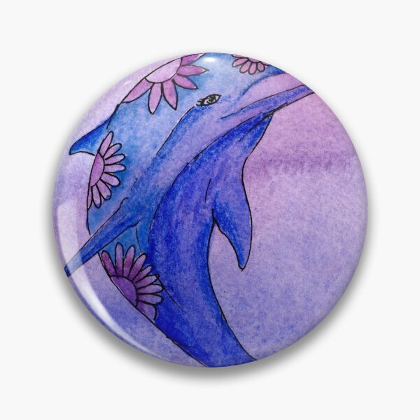 Item preview, Dolphin Flower Power designed and sold by MaryAnneHarding.