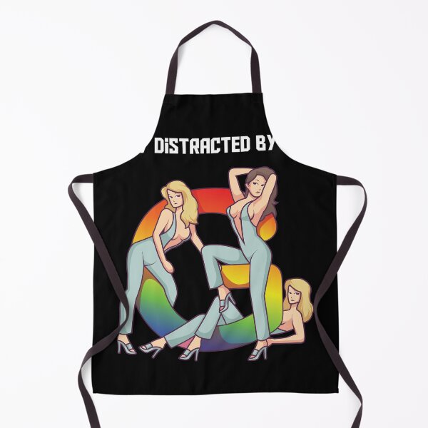 Item preview, Easily Distracted by Girls LGBT equality Rainbow Lesbian designed and sold by Rzelemenz.