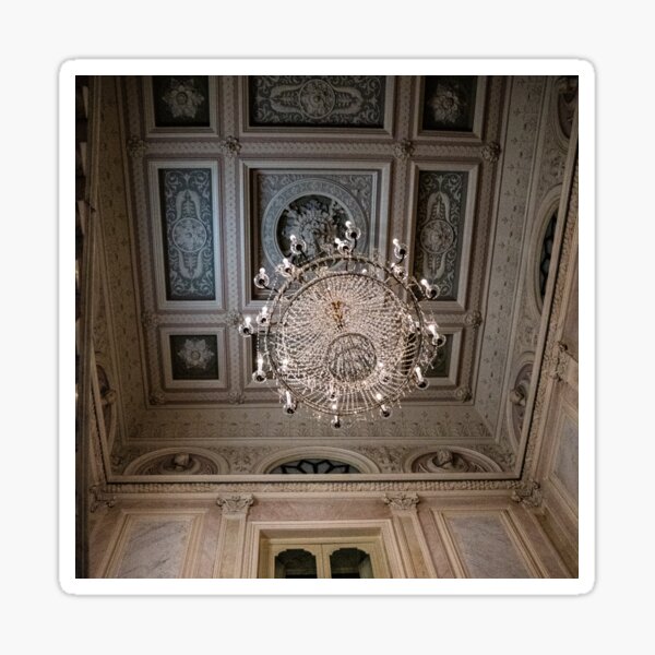 Chandelier in a Palace Sticker