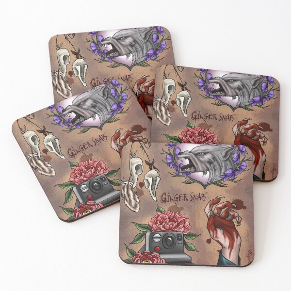 Item preview, Ginger Snaps Tattoo Flash designed and sold by thegothicalice.