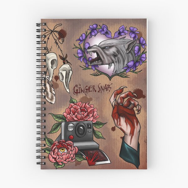 Item preview, Ginger Snaps Tattoo Flash designed and sold by thegothicalice.