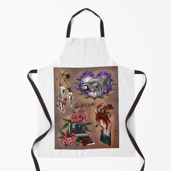 Item preview, Ginger Snaps Tattoo Flash designed and sold by thegothicalice.