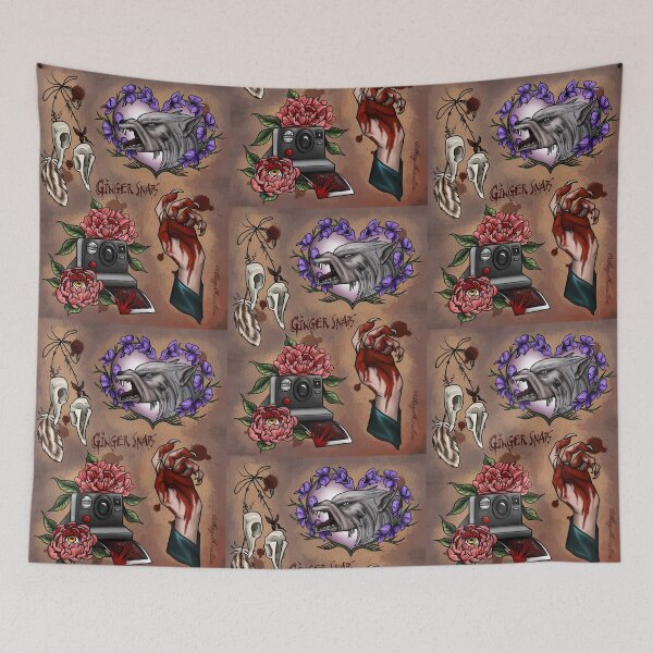 Item preview, Ginger Snaps Tattoo Flash designed and sold by thegothicalice.