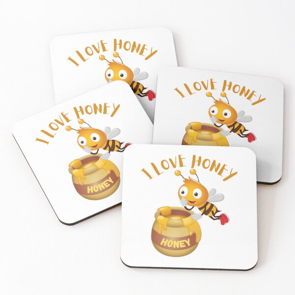 Item preview, I LOVE HONEY, BUSY BEE, HONEYBEE, BEE MEME, HONEYCOMB, WORKER BEE designed and sold by R B Chrystal.