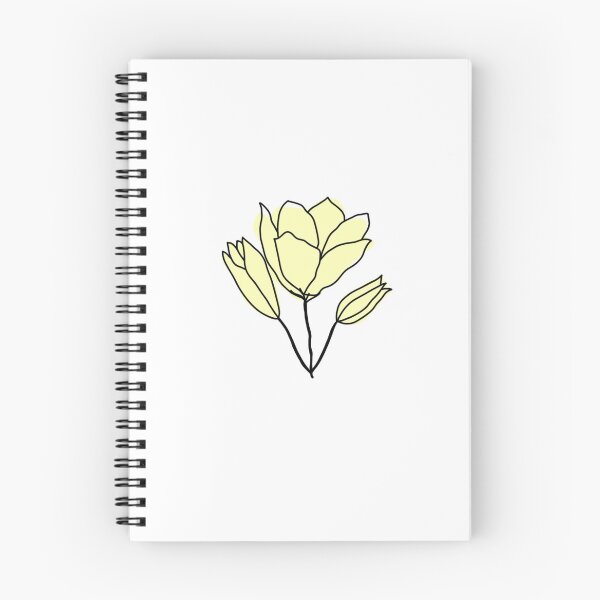 Item preview, Yellow Line Flowers designed and sold by Mandy Stokes.