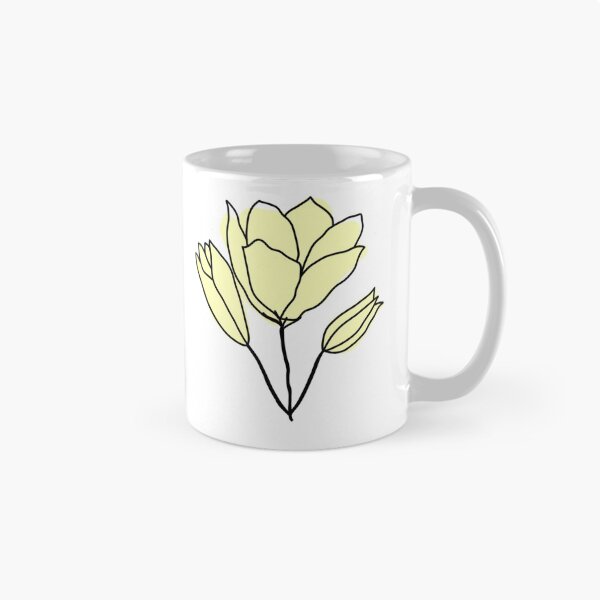 Item preview, Yellow Line Flowers designed and sold by Mandy Stokes.