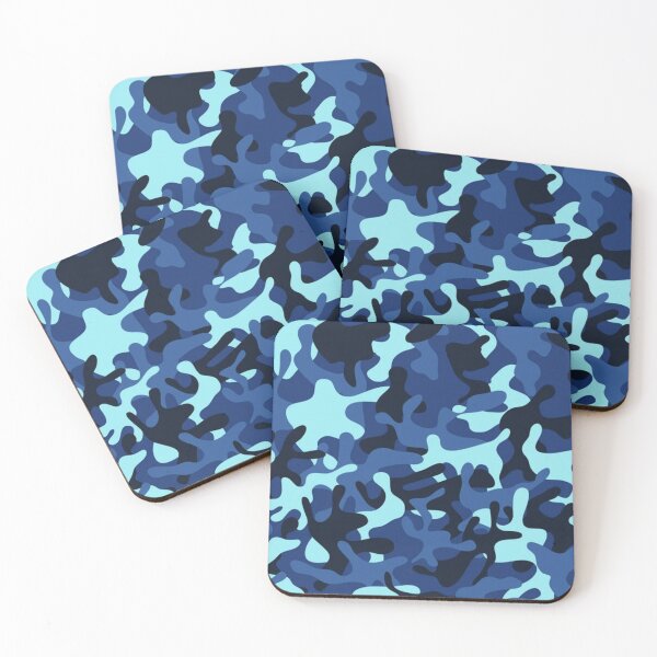 Item preview, Sapphire blue ocean camo pattern designed and sold by NexusArts.