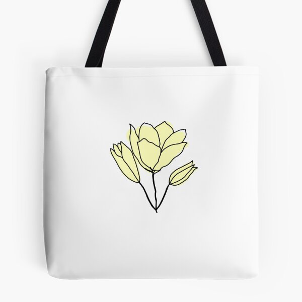 Item preview, Yellow Line Flowers designed and sold by Mandy Stokes.
