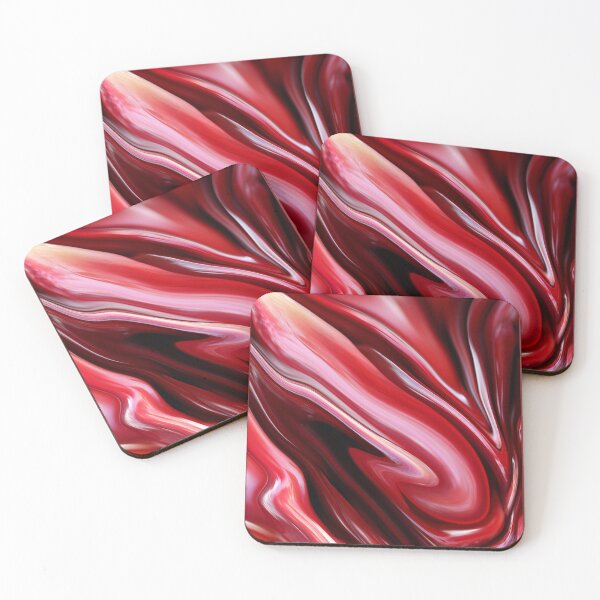 Item preview, Red marble abstract art designed and sold by KateKozma.