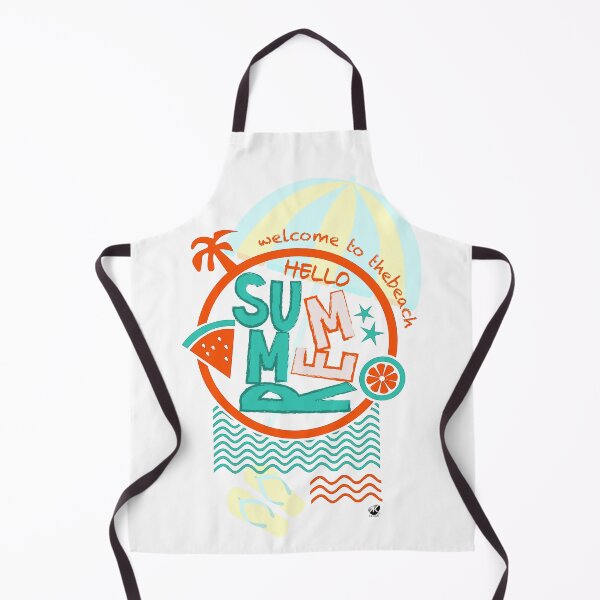 Item preview, Circle illustration with inscription Hello Summer designed and sold by Alexandra Kueny.