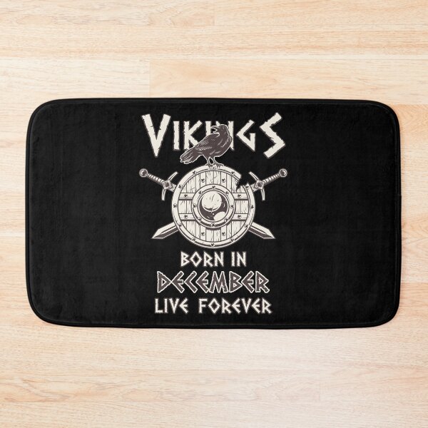 Item preview, Vikings Born In DECEMBER Live Forever designed and sold by anziehend.