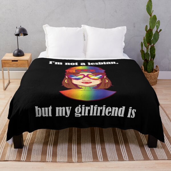 Item preview, I am not A Lesbian but my Girlfriend is Rainbow Lesbian designed and sold by Rzelemenz.