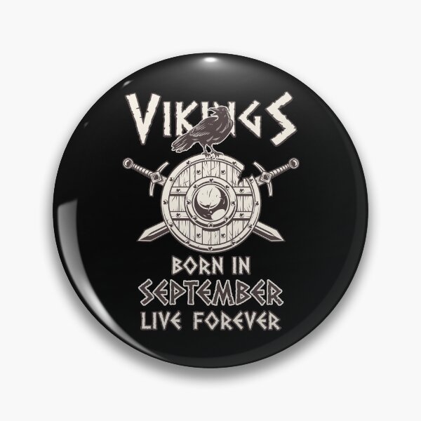 Item preview, Vikings Born In SEPTEMBER Live Forever designed and sold by anziehend.