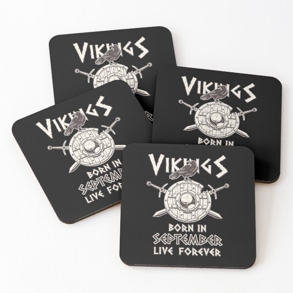 Item preview, Vikings Born In SEPTEMBER Live Forever designed and sold by anziehend.