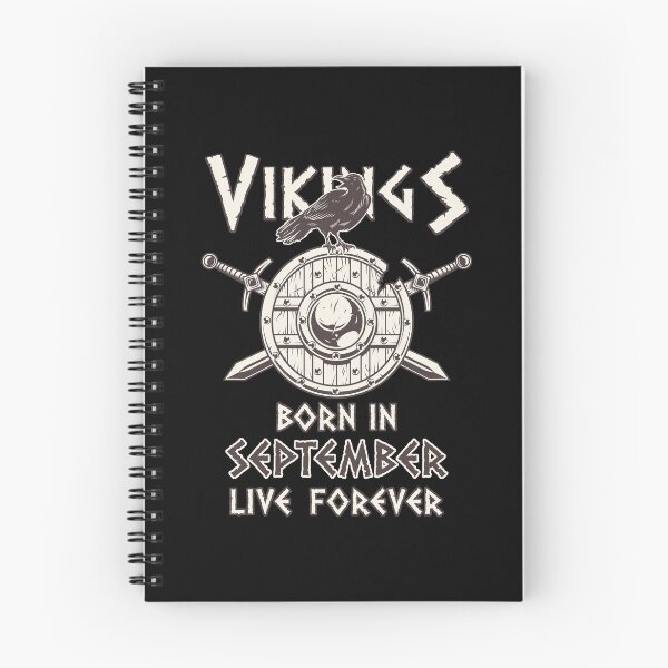Item preview, Vikings Born In SEPTEMBER Live Forever designed and sold by anziehend.