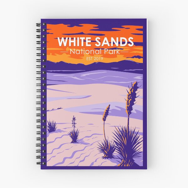 Item preview, White Sands National Park New Mexico Vintage designed and sold by KrisSidDesigns.