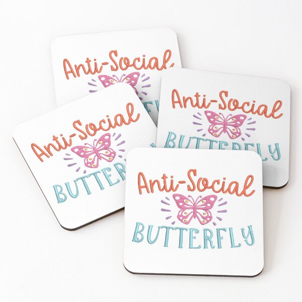 Item preview, Anti-Social Butterfly designed and sold by lorijrich.