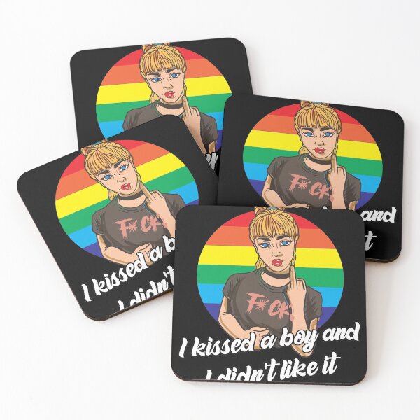 Item preview, I Kissesd a Girl i didnt Liked It LGBT  Rainbow Lesbian  designed and sold by Rzelemenz.