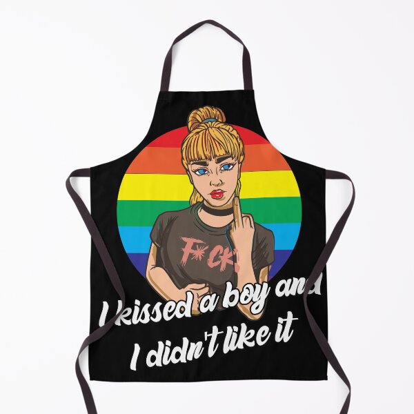 Item preview, I Kissesd a Girl i didnt Liked It LGBT Rainbow Lesbian designed and sold by Rzelemenz.