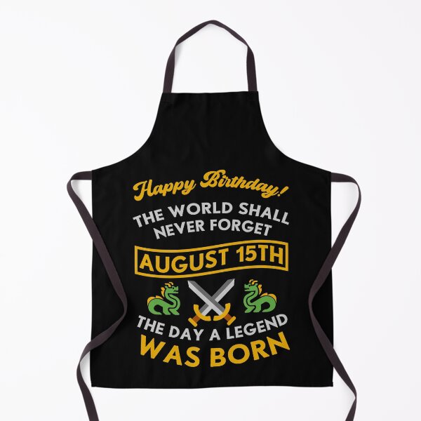 Item preview, August 15th The Day A Legend Was Born Dragons And Swords Design (Light) designed and sold by Graograman.