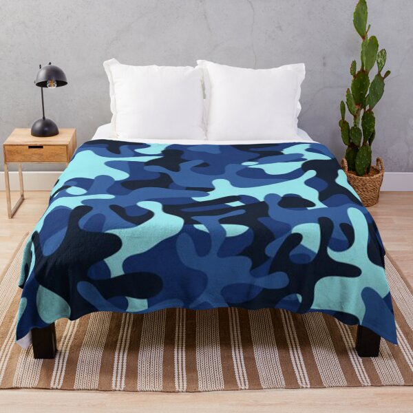 Item preview, Sapphire blue ocean camo pattern designed and sold by NexusArts.