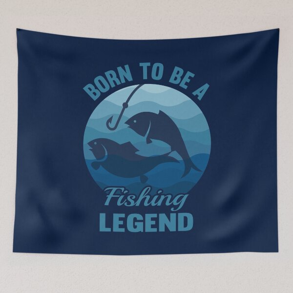 Item preview, Born To Be A Fishing Legend designed and sold by AmethystMurad.
