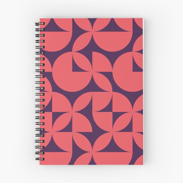 Item preview, Abstract Purple Circles Modern Mid Century Geometric Pattern Scandinavian Rustic Interior designed and sold by BONBcreative.