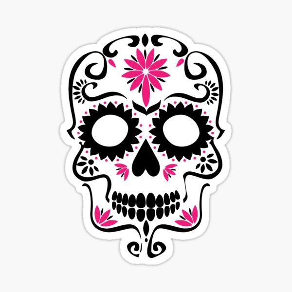 Sizzlin Skull Sticker
