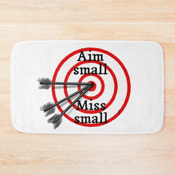 Item preview, Aim small miss small designed and sold by Chillateez.