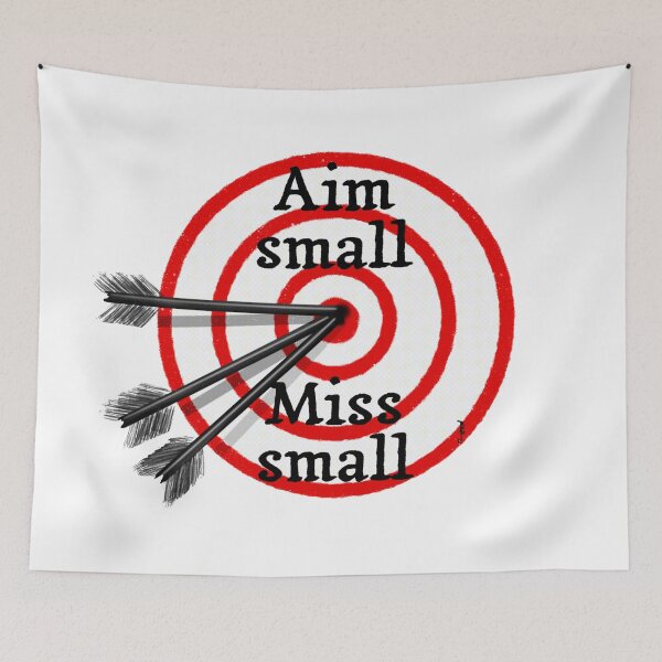 Item preview, Aim small miss small designed and sold by Chillateez.