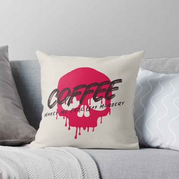 Aperçu de l'œuvre Le café me fait me sentir moins meurtrier créée et vendue par art-fox.