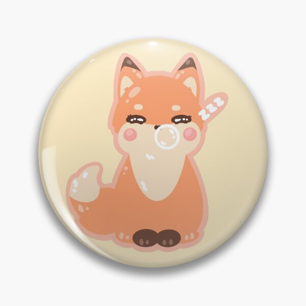 Item preview, Cute Sleepy Bubble Fox designed and sold by radishbuds.