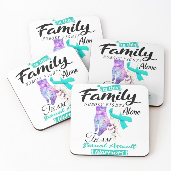 Item preview, In This Family No One Fights Alone Team Sexual Assault Warrior designed and sold by deputylove.