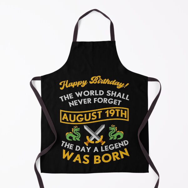 Item preview, August 19th The Day A Legend Was Born Dragons And Swords Design (Light) designed and sold by Graograman.