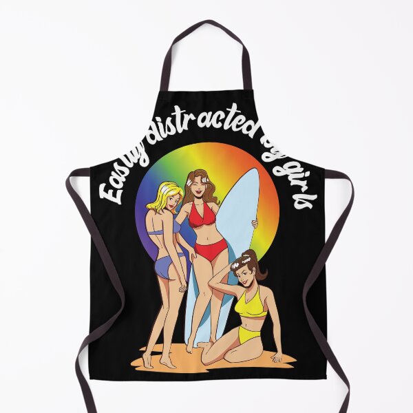 Item preview, Easily Distracted by Girls LGBT equality Rainbow Lesbian designed and sold by Rzelemenz.