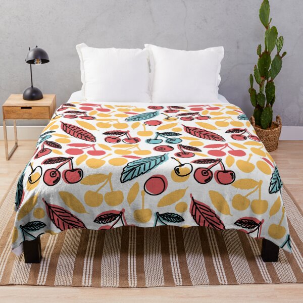 Item preview, Cute summer outline cartoon cherries seamless pattern. Vector graphic Illustration of isolated hand drawn berries designed and sold by essskina.
